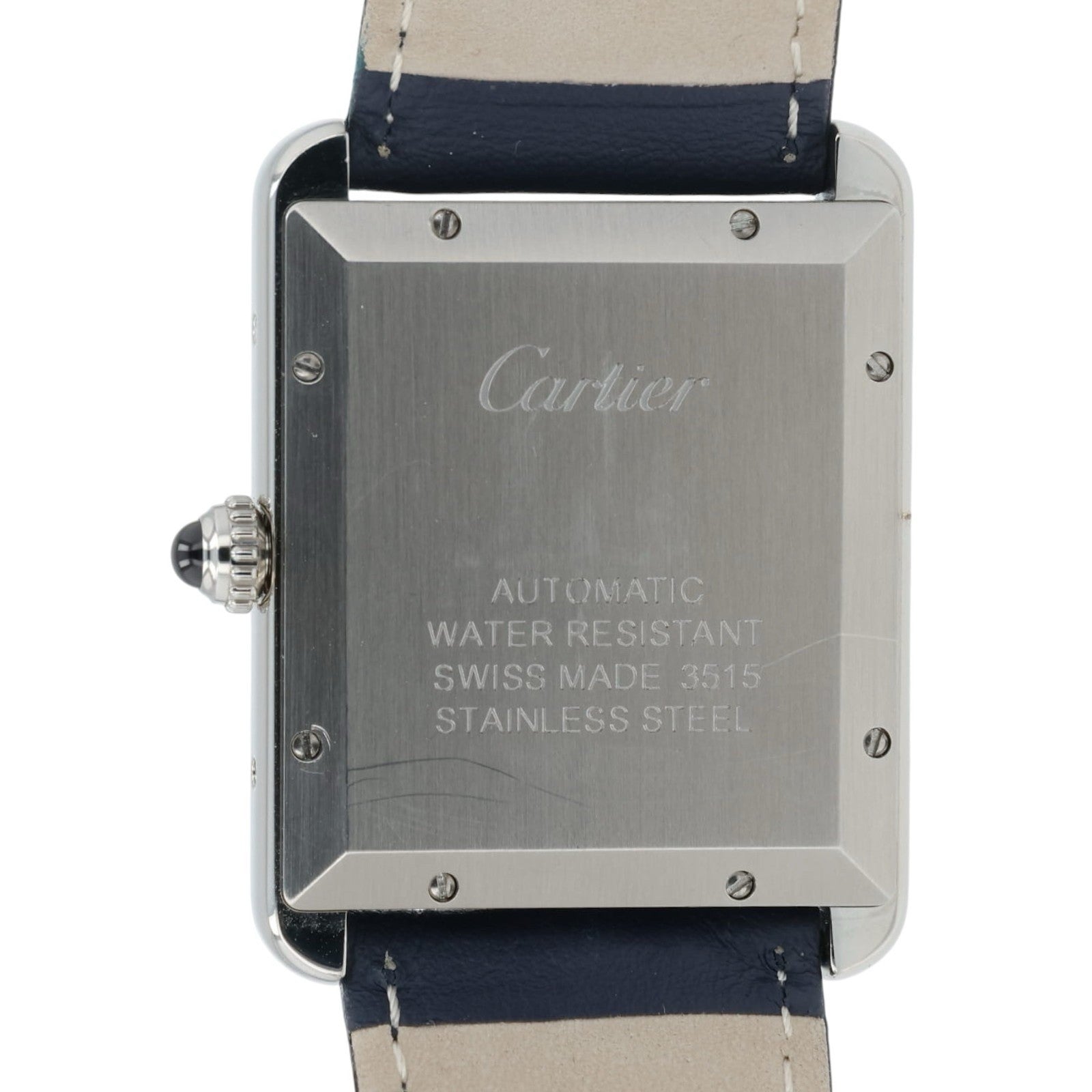 Cartier Tank XL Silver Dial Stainless Steel 31mm Automatic Men's Watch W5200027