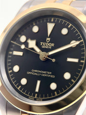 NEW 2024 Tudor Black Bay Steel & Gold Black 41mm Men’s Watch 79683 - Box/Papers