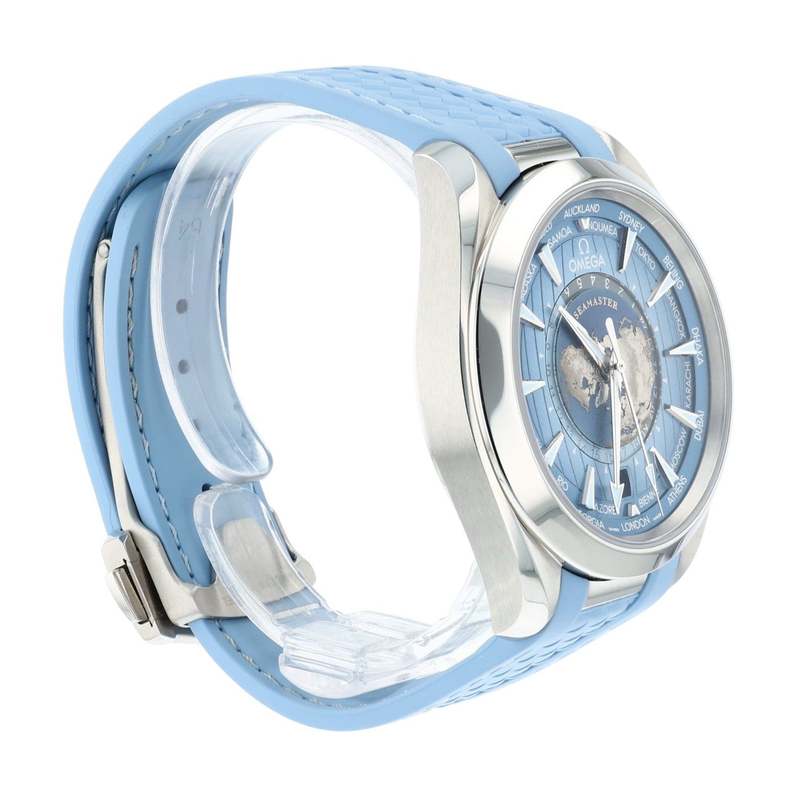 Omega Seamaster Worldtimer Summer Blue Dial 43mm Automatic 220.10.43.22.03.002