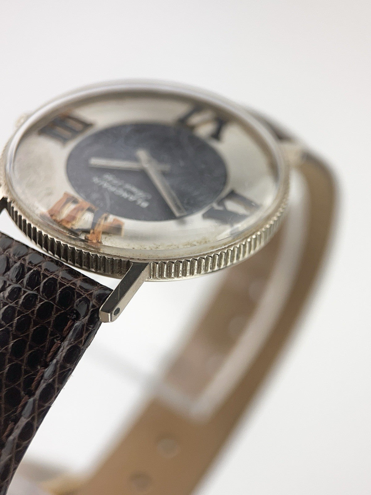 Blancpain Vintage 18k White Gold Silver Dial 33mm Manual Wind Men's Watch