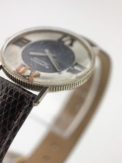 Blancpain Vintage 18k White Gold Silver Dial 33mm Manual Wind Men's Watch