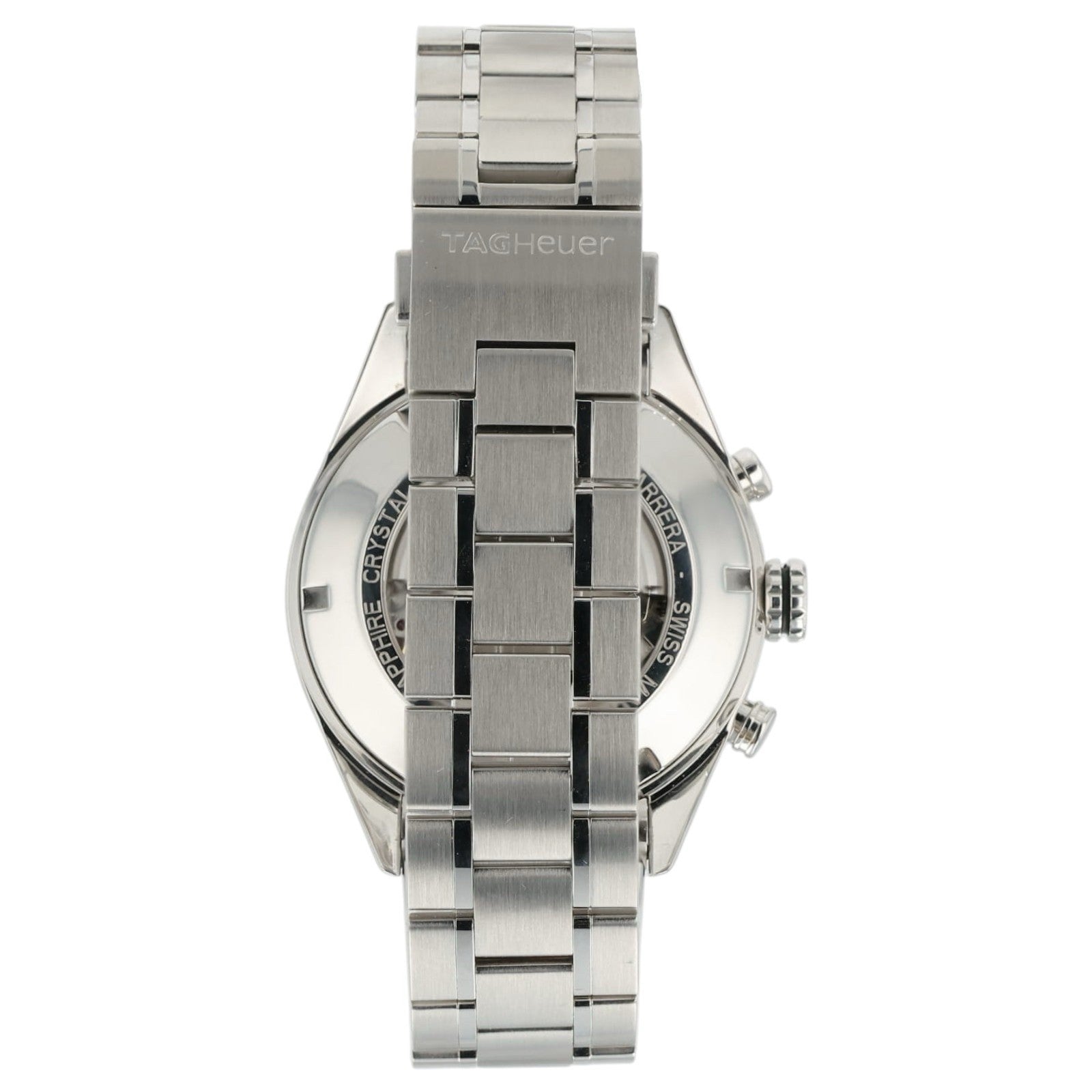 Tag Heuer Carrera Calibre Black Dial Stainless Steel 43mm Automatic Mens CV2A10