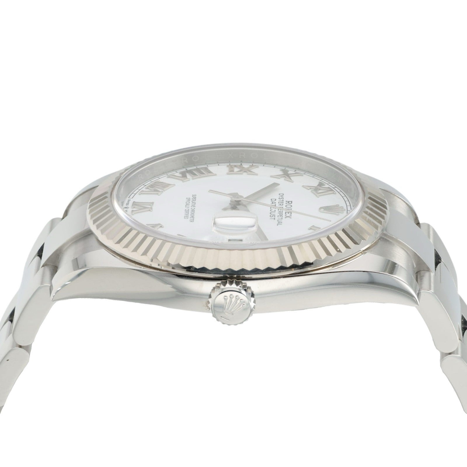 2021 Rolex Datejust White Dial Stainless Steel 41mm Automatic Men’s Watch 126334