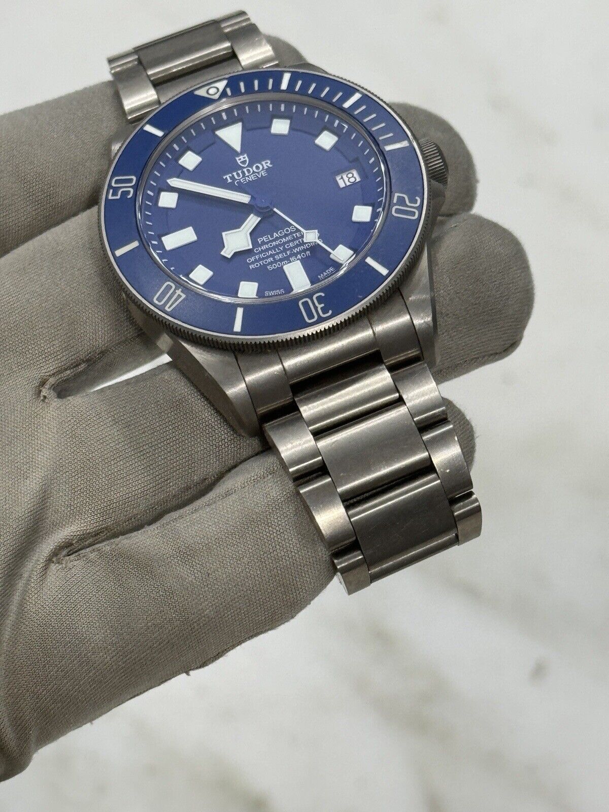 Tudor Pelagos BLUE Titanium 42mm 25600TB Automatic Dive Date Watch