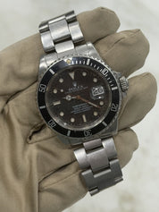 Rolex Submariner Date Stainless Steel Black Dial 40mm Automatic Mens Watch 16610