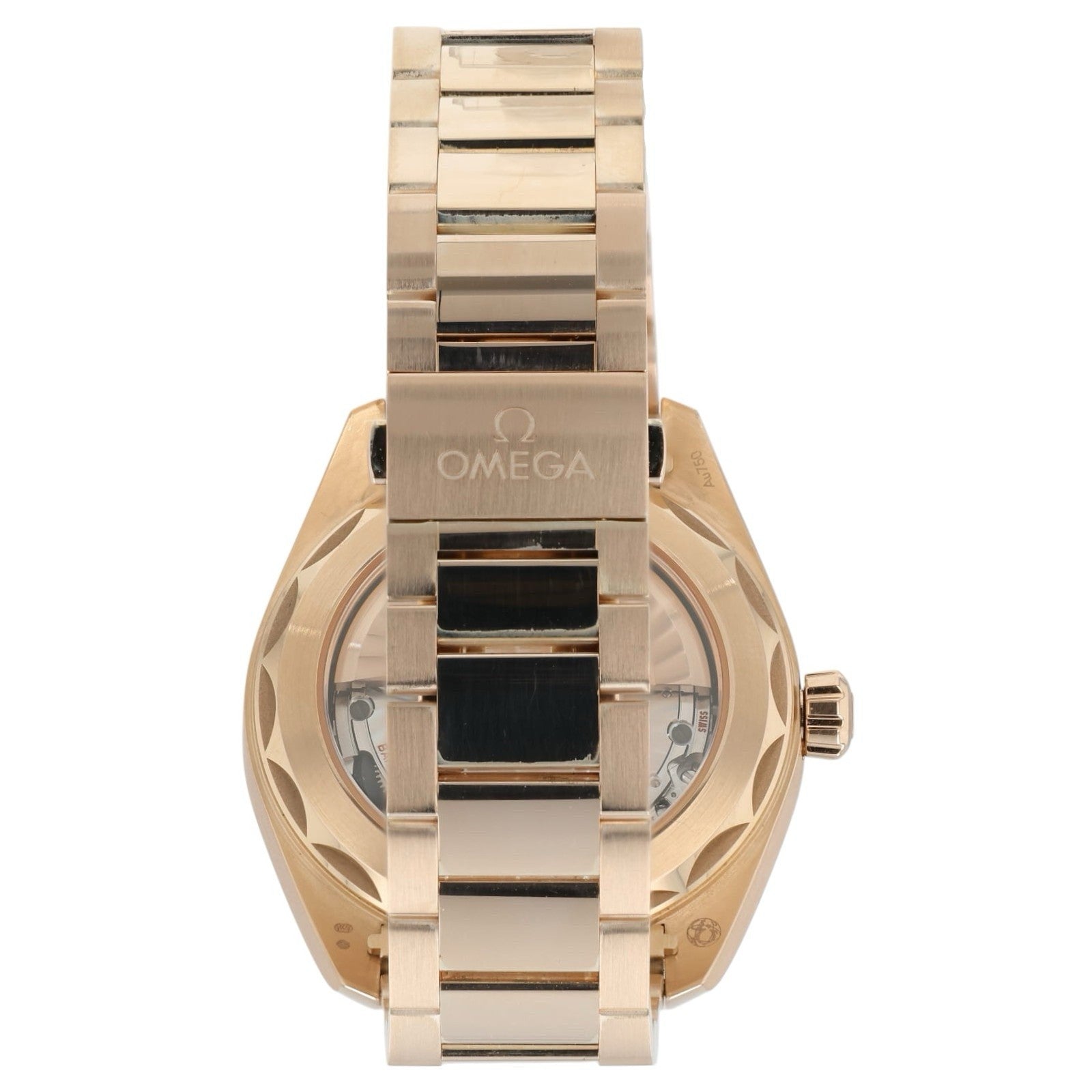 Omega Seamaster Aqua Terra White Dial 18k Rose Gold 43mm 220.50.43.22.02.001