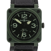 Bell & Ross Black Dial Green Ceramic 42mm Automatic Men’s Watch BR03-92-CK