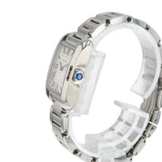 Cartier Tank Anglaise Stainless Steel Silver Dial 22mm Quartz Women's W5310022