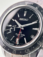 Grand Seiko Spring Drive Stainless Steel Black Dial 44mm Automatic Men’s SBGE001