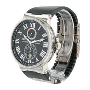 Ulysse Nardin Marine Stainless Steel Black Dial 43mm Automatic Mens Watch 263-67