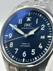 IWC Pilot Mark XX Stainless Steel Blue 40mm Automatic Men’s Watch IW328204 - B/P