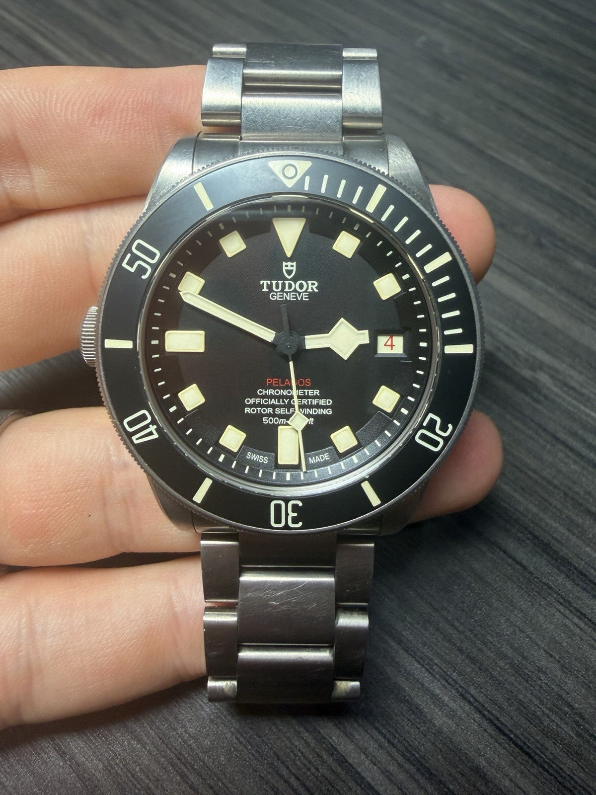 Tudor Pelagos LHD Mens Automatic Titanium Watch 25610TNL - Watch Only