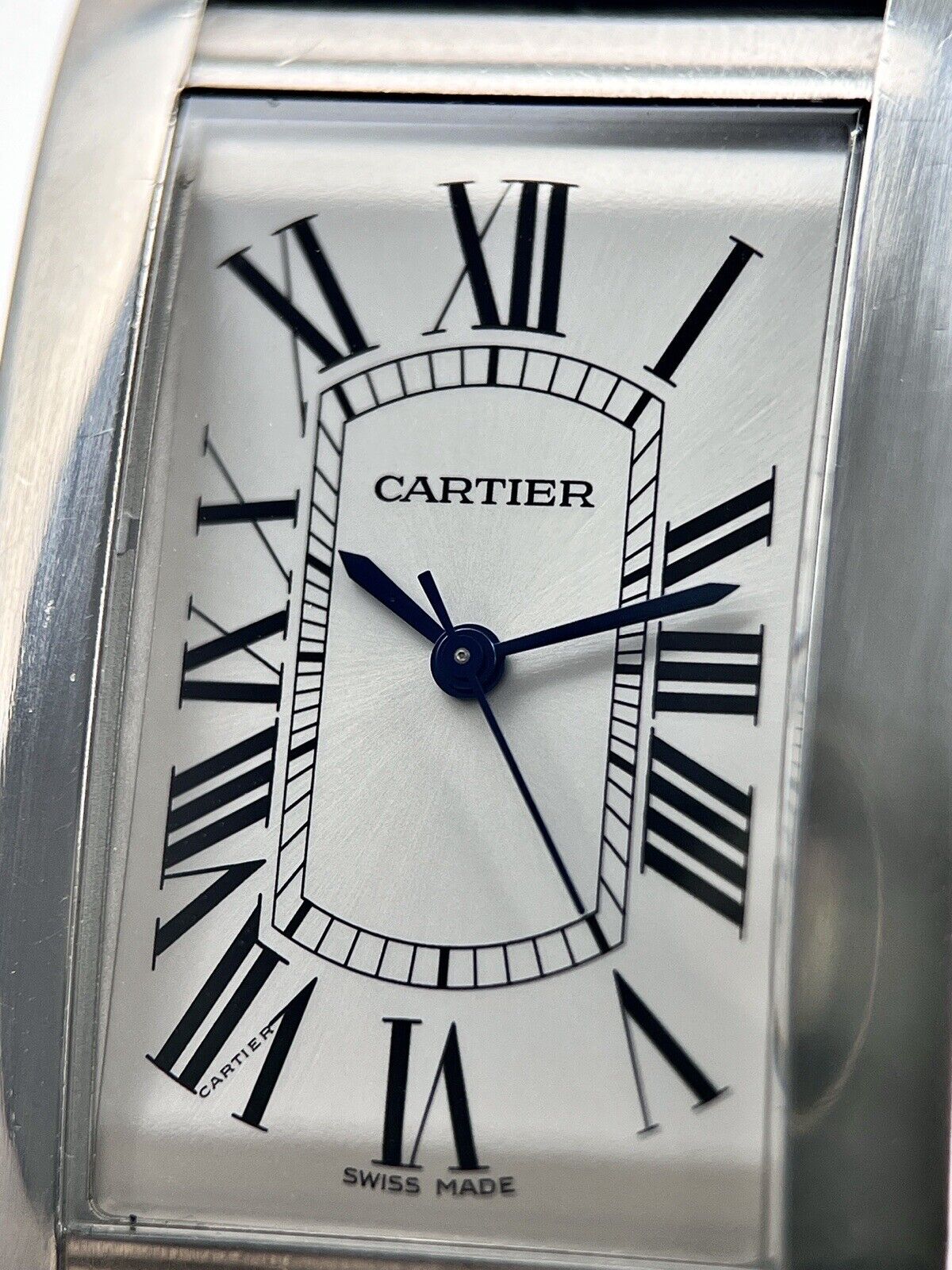 Cartier Tank Americaine WSTA0018 3972 Automatic Steel 26.5 x 45.5 mm Watch