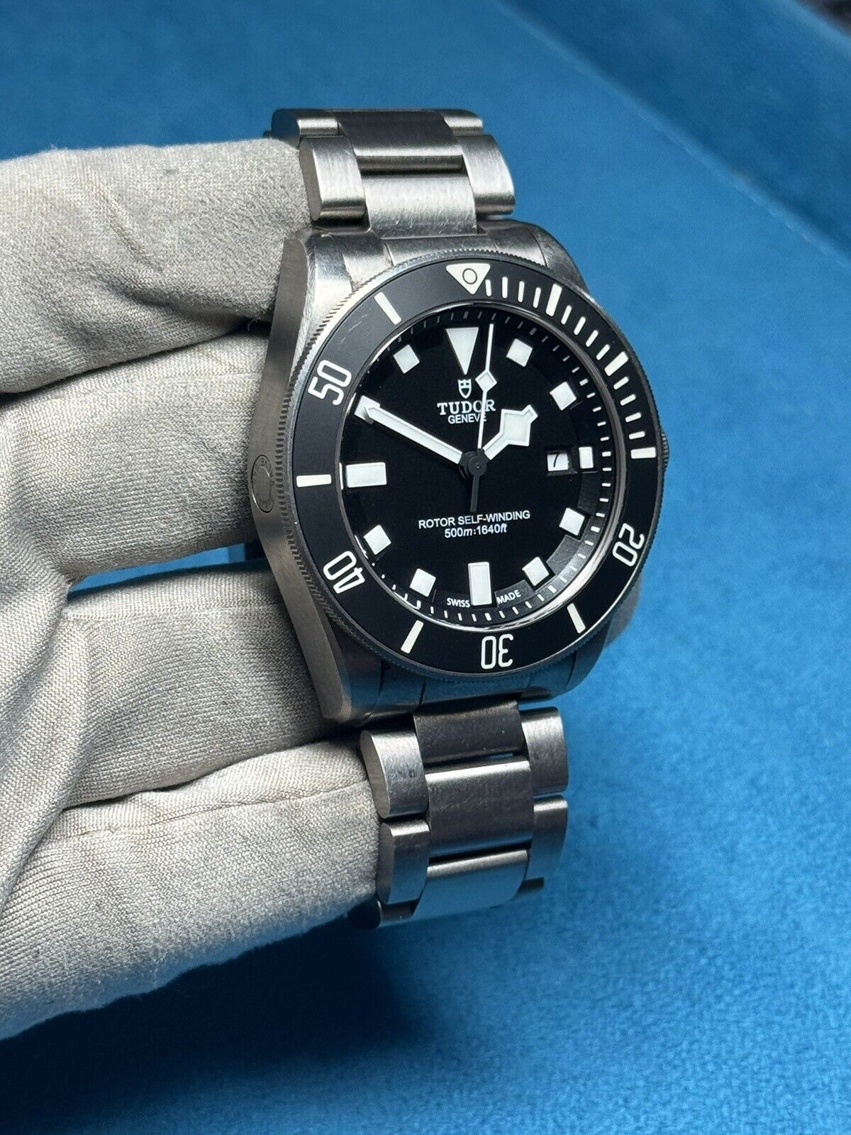 TUDOR Pelagos 25500TN Automatic Titanium Watch Black Dial Mens - Watch Only