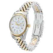 Rolex Date White Dial Gold & Steel 34mm Automatic Movement Men’s Watch 15053