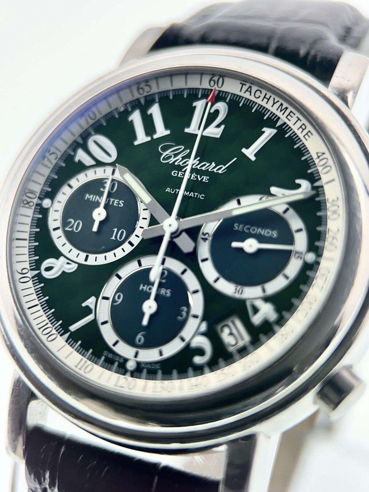 Chopard Mille Miglia Elton John Steel Green Dial 40mm Automatic Men’s Watch 8331