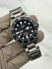 2020 Tudor Pelagos Date Black Dial Titanium Men's Watch 25600TN - Box & Papers