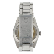 Tudor Prince Date Day Stainless Steel White Roman Dial 36mm Automatic Mens 94500