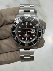 2017 Rolex Sea Dweller Red Letter Steel Black Dial 43mm Men’s Watch 126600