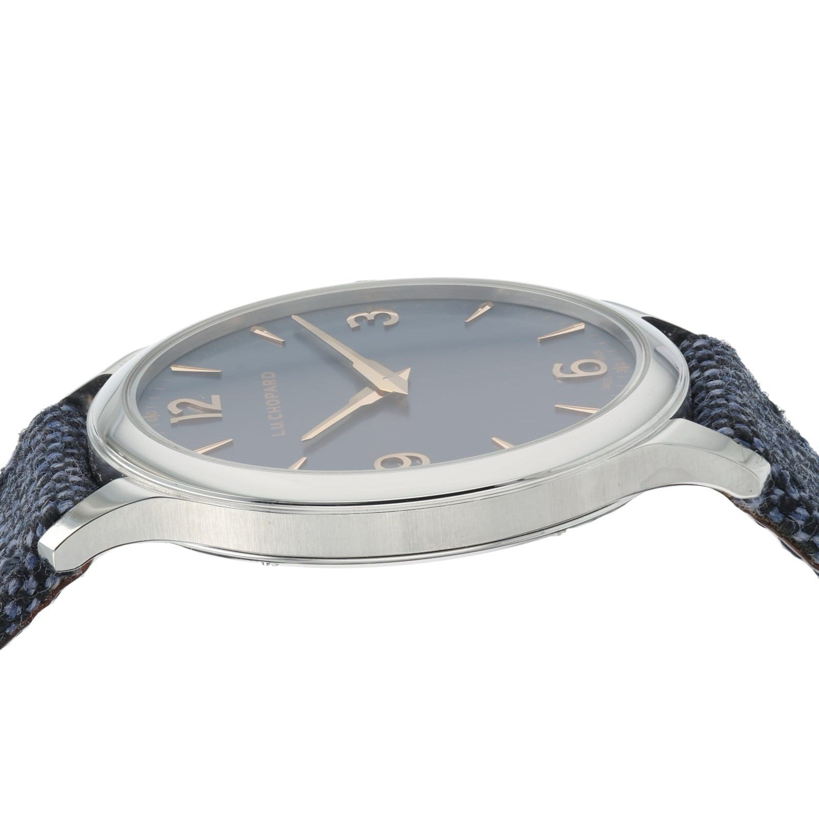 Chopard L.U.C Stainless Steel Blue Dial 40mm Automatic Men’s Watch 168592-3002