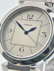 Cartier Pasha Stainless Steel Cream Dial 42mm Automatic Men’s Watch W31072M7