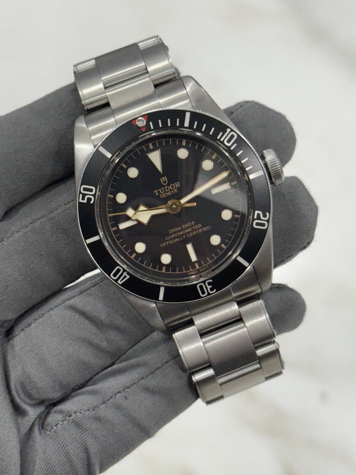 2018 Tudor Black Bay Heritage 79230N Stainless Steel Men's Watch 41mm Black Dial