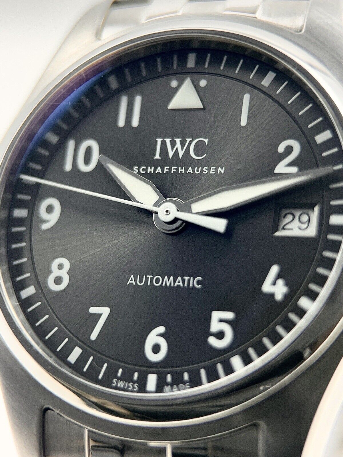 IWC SCHAFFHAUSEN Pilot Watch 36mm  IW324002 Automatic Box And Papers 2017