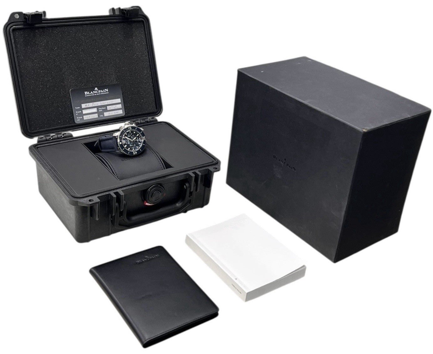 Blancpain Fifty Fathoms Stainless Steel Blue Dial 45mm Automatic Mens 5066F