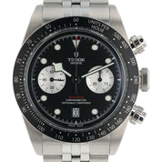 Tudor Black Bay Chrono Stainless Steel Black Dial 41mm Automatic Mens 79360