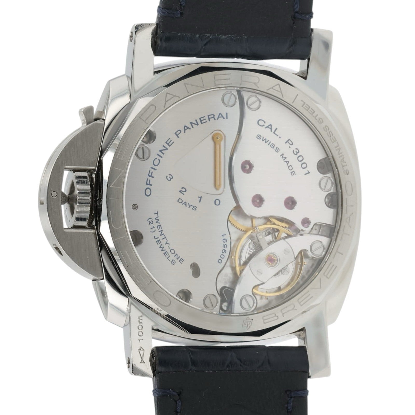 Panerai Luminor Marina Black Dial Steel 47mm Manual Wind Men’s Watch PAM00422
