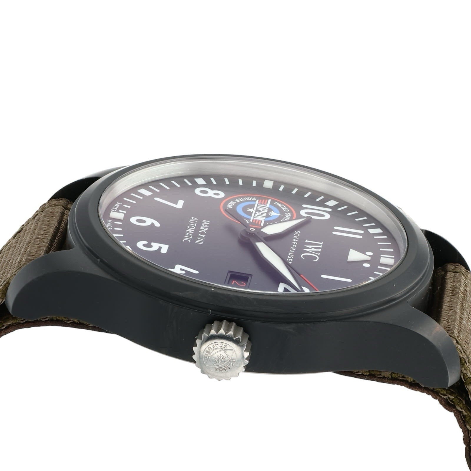 IWC Pilot Mark Ceramic Black Dial 41mm Automatic Movement Men’s Watch IW324712