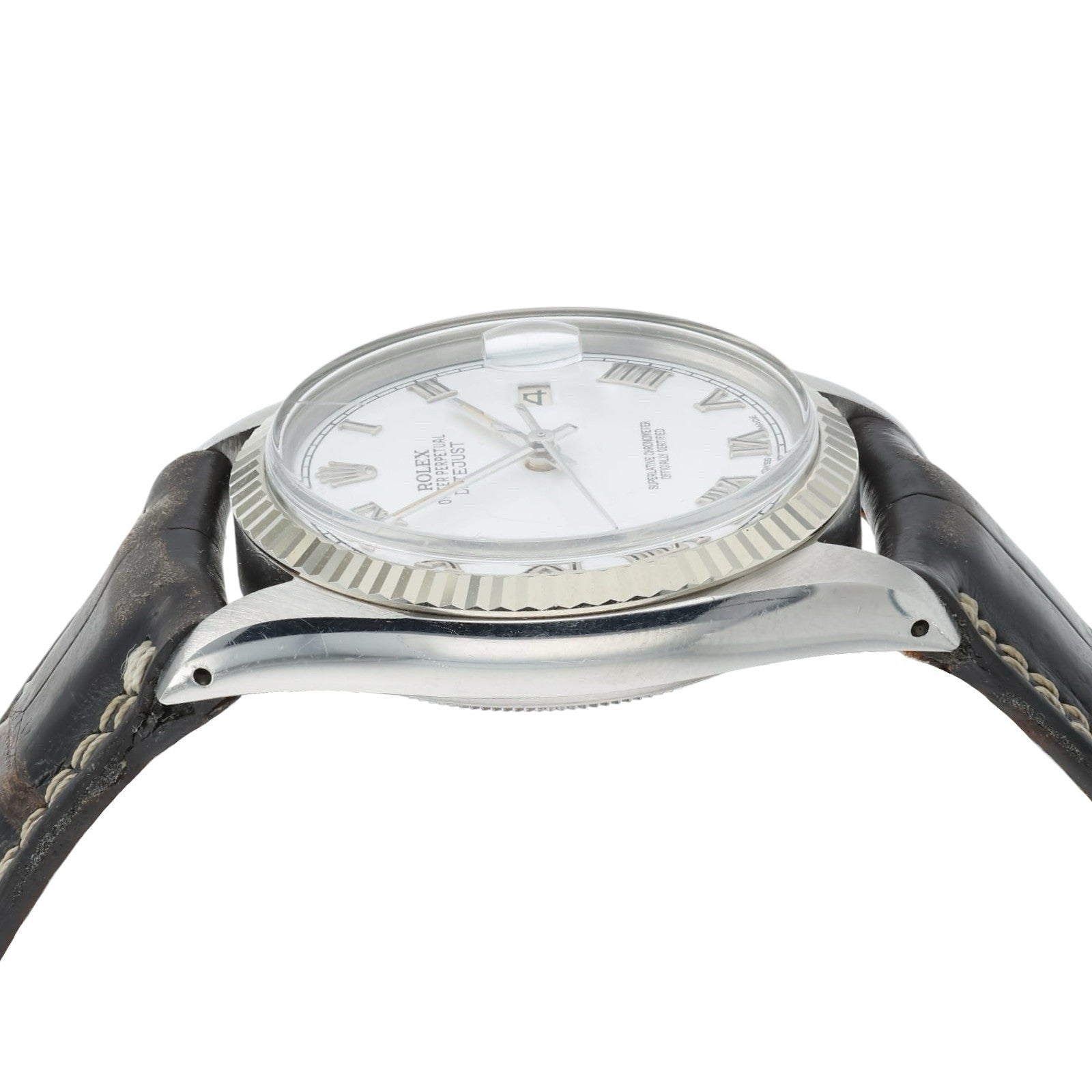 Rolex Datejust White Dial Stainless Steel 36mm Automatic Men’s Watch 16014