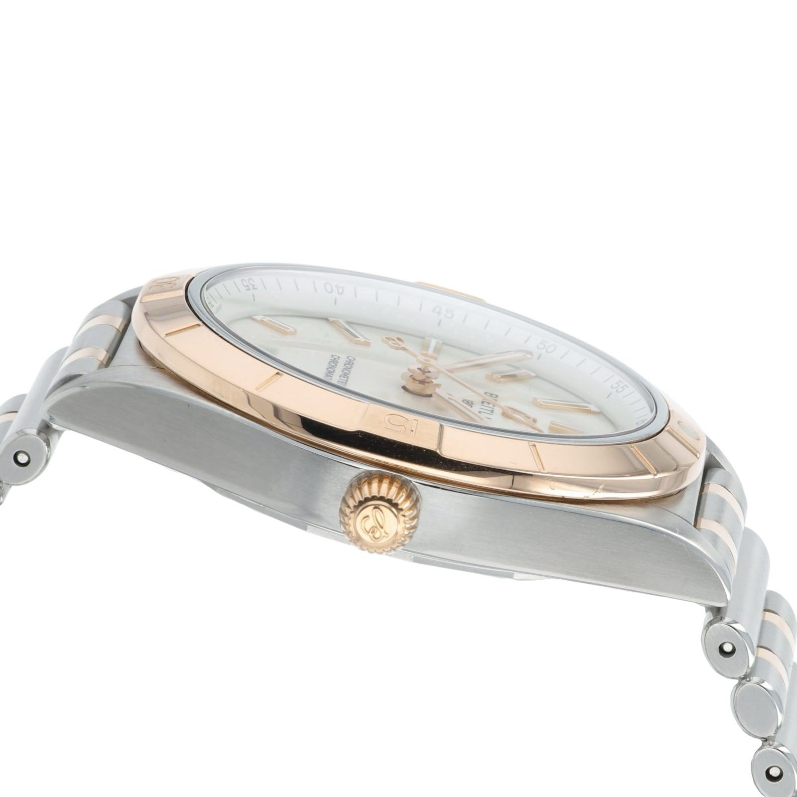 Breitling Chronomat White Dial Steel & Rose Gold 36mm Automatic Watch U10380