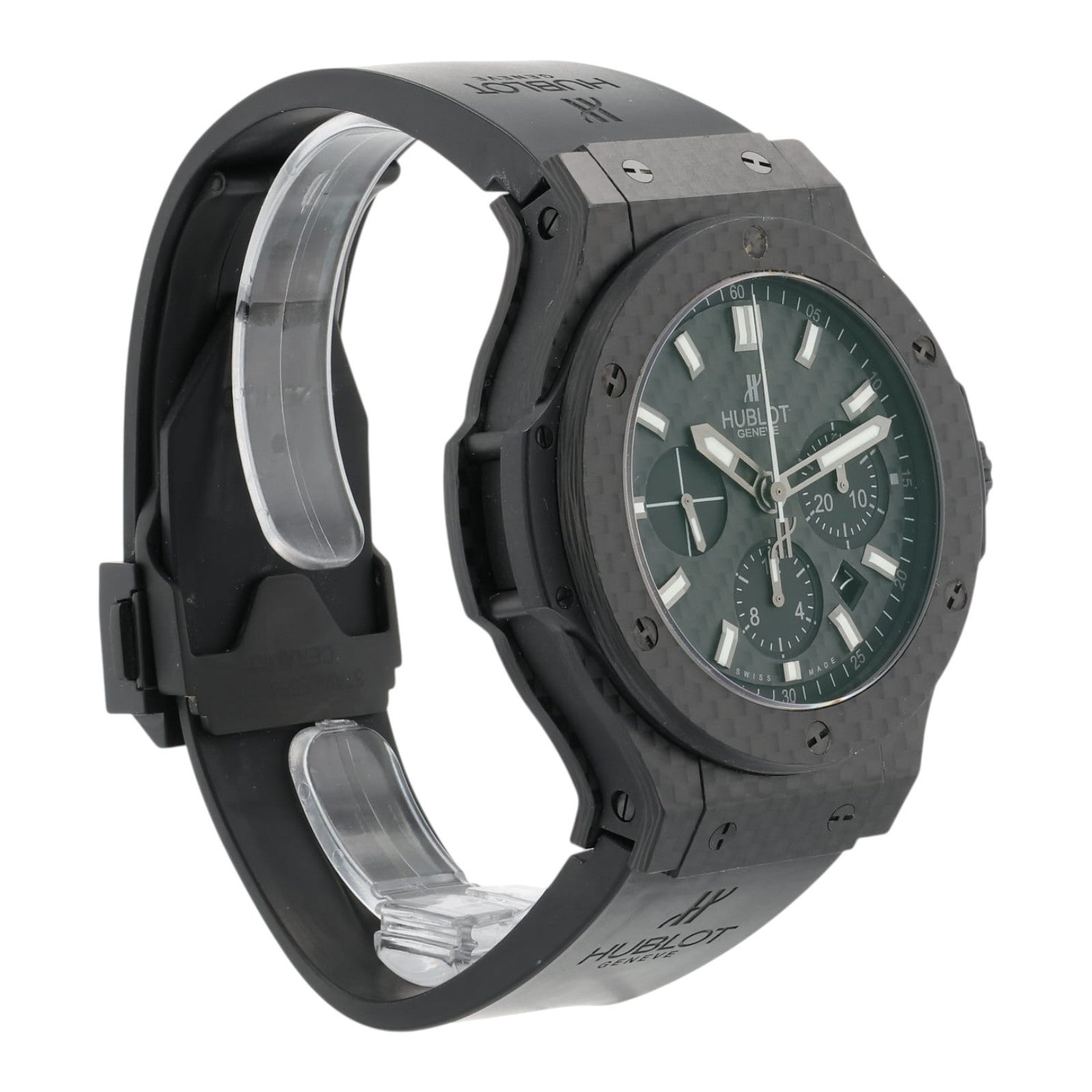Hublot Big Bang Carbon Fiber Black Dial Automatic 44mm Mens Watch 301.QX.1724.RX