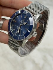 NEW 2026 Breitling Superocean Heritage II Blue Dial & Bezel 46mm Watch AB2020
