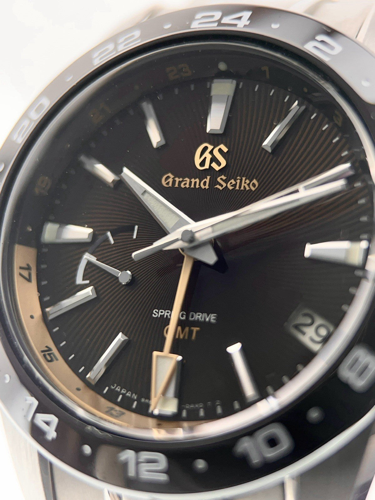 Grand Seiko Stainless Steel Brown Dial 40.5mm Automatic Men's Watch SBGE263