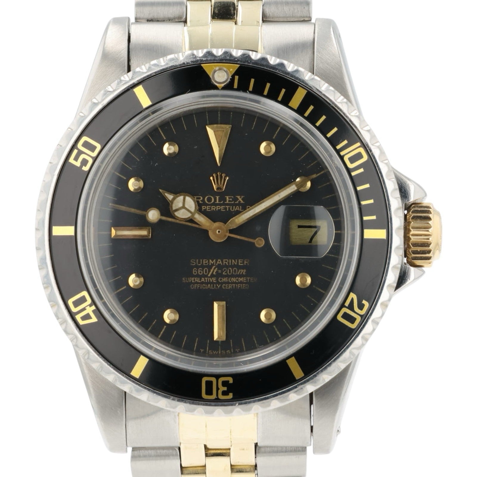 Rolex Submariner Black Dial 18k Yellow Gold & Steel 40mm Automatic Men’s 1680
