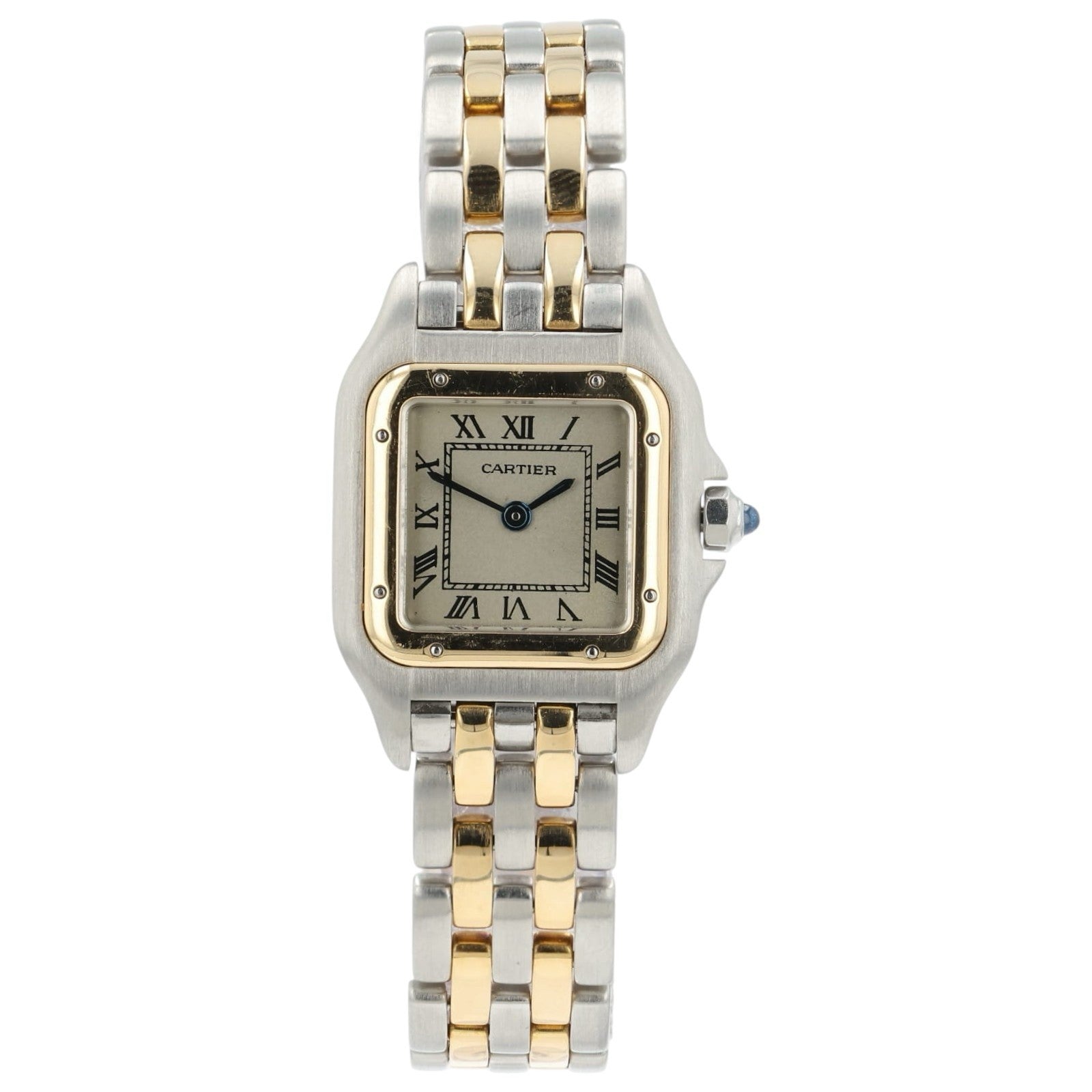 Cartier Panthere Silver Dial 18k Gold & Steel 22mm Quartz Women’s Watch 6692