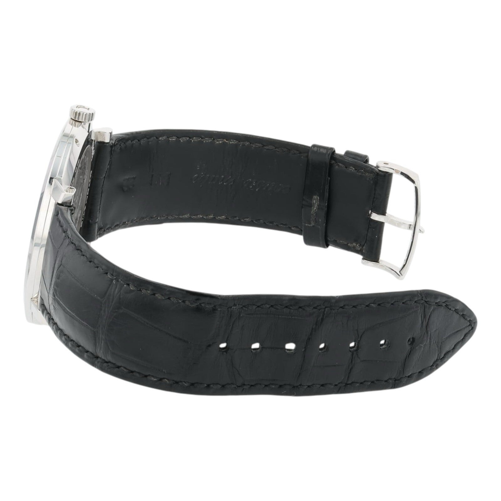 Piaget Altiplano White Dial 18k White Gold Automatic Movement Mens Watch P10697