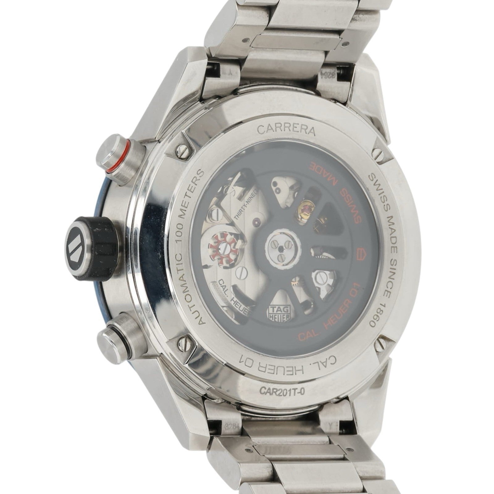 Tag Heuer Carrera Skeleton Dial Stainless Steel 43mm Automatic Men’s CAR201T