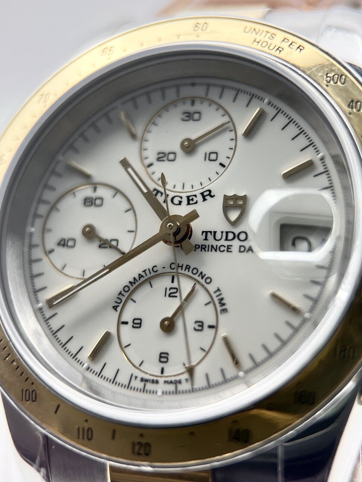 Tudor Tiger Prince Date Ref. 79273 40mm Automatic White Dial - Box And Papers