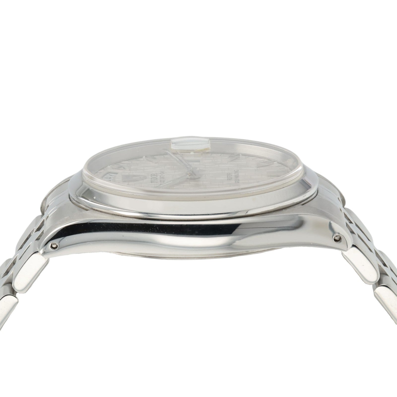 Tudor Prince Date Day Silver Linen Dial Steel 36mm Automatic Mens Watch 76200