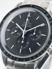 Omega Speedmaster Stainless Steel Black Dial 42mm Manual Wind Mens Watch 3560.50