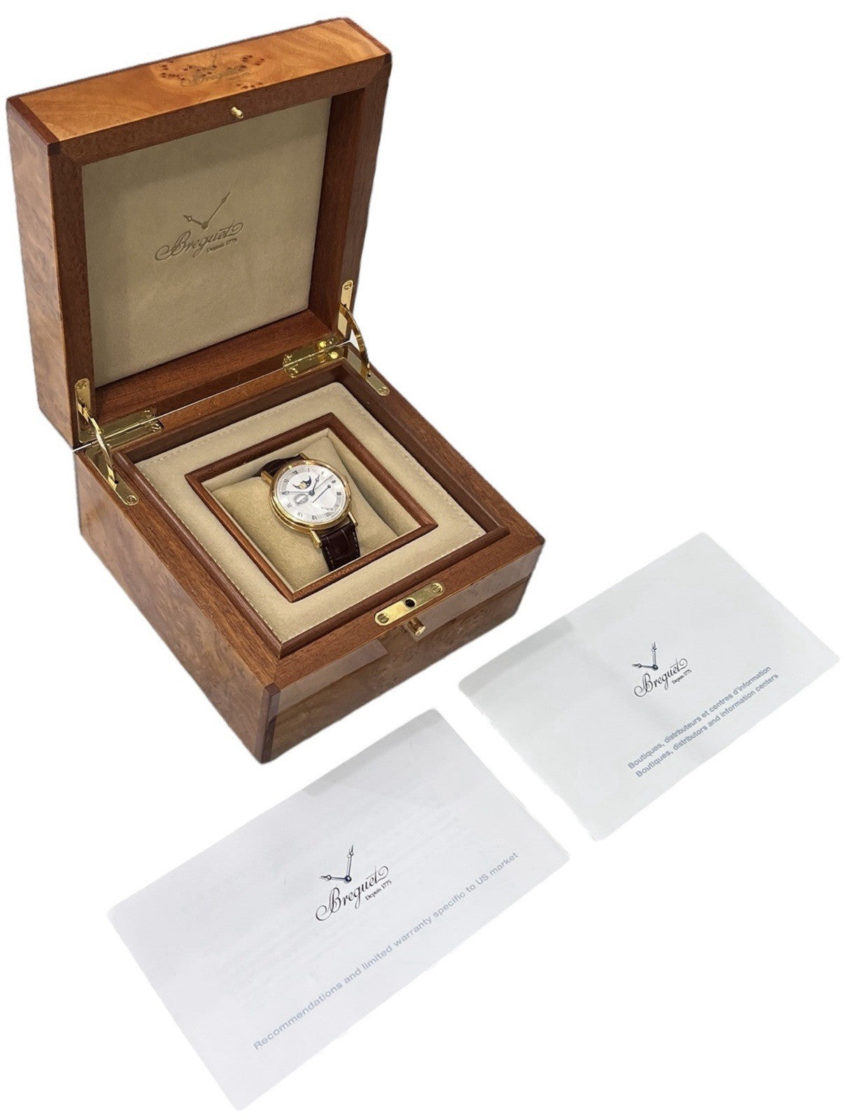Breguet Classique 18k Rose Gold Silver Dial 39mm Automatic Men’s Watch 7687BR