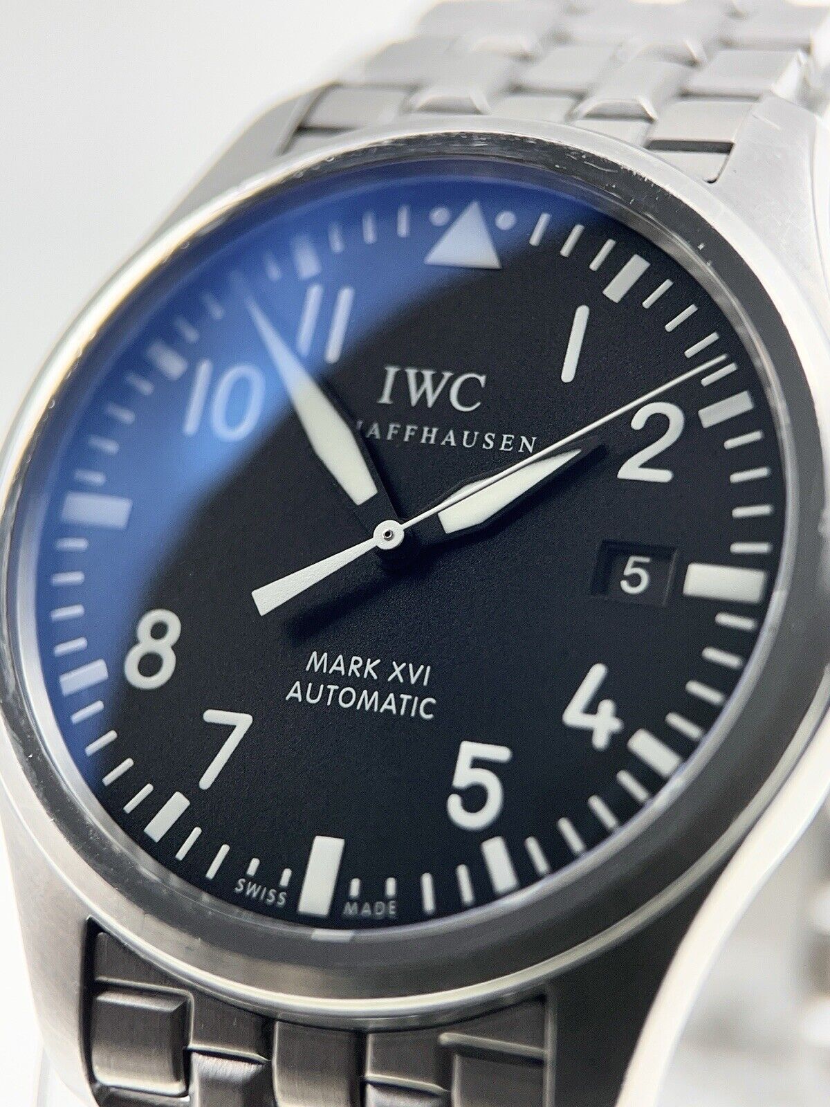 IWC Pilot Mark Stainless Steel Black Dial 39mm Automatic Men’s Watch IW325504