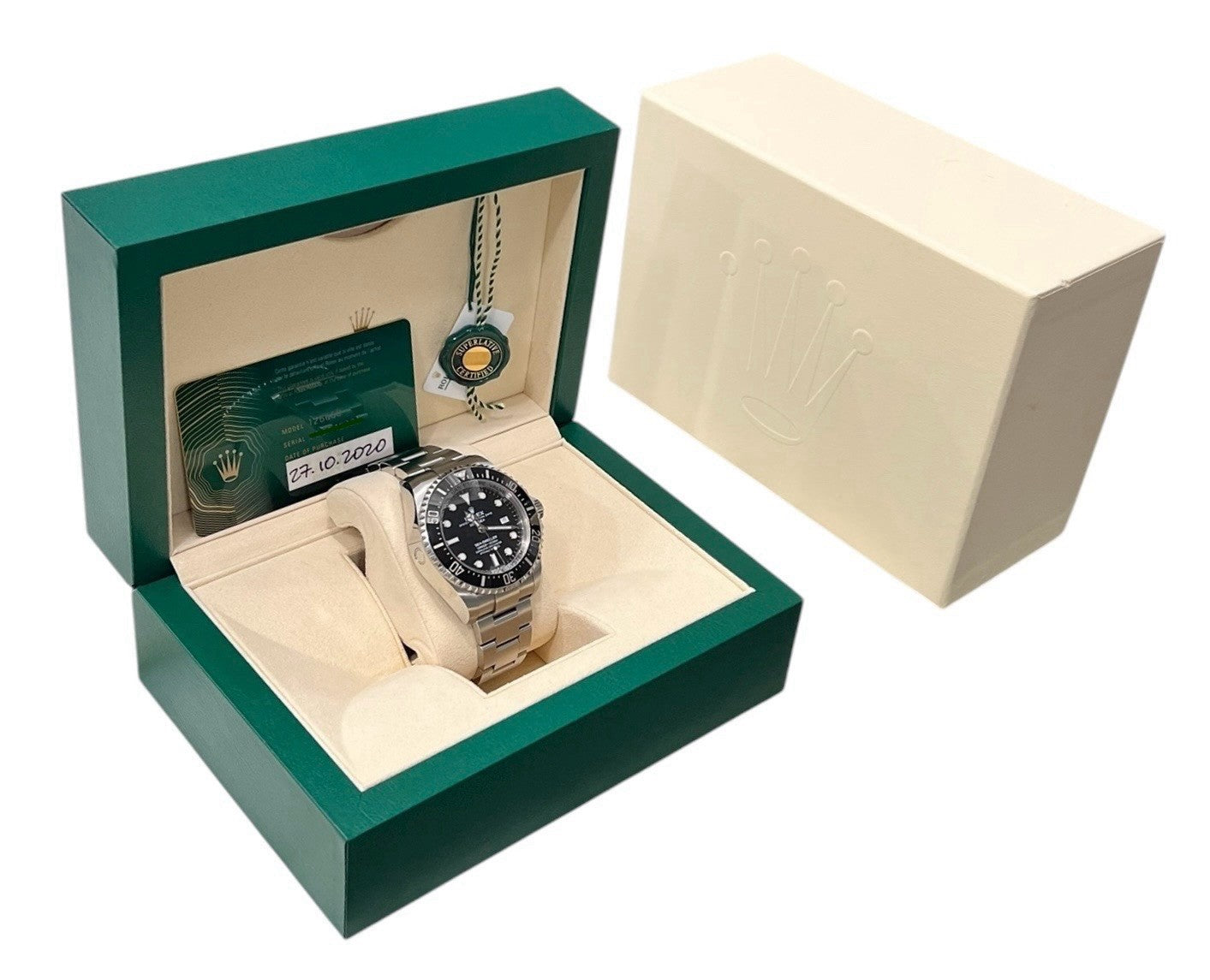 Rolex Sea Dweller Deepsea Stainless Steel Black Dial 44mm Automatic Mens 126660