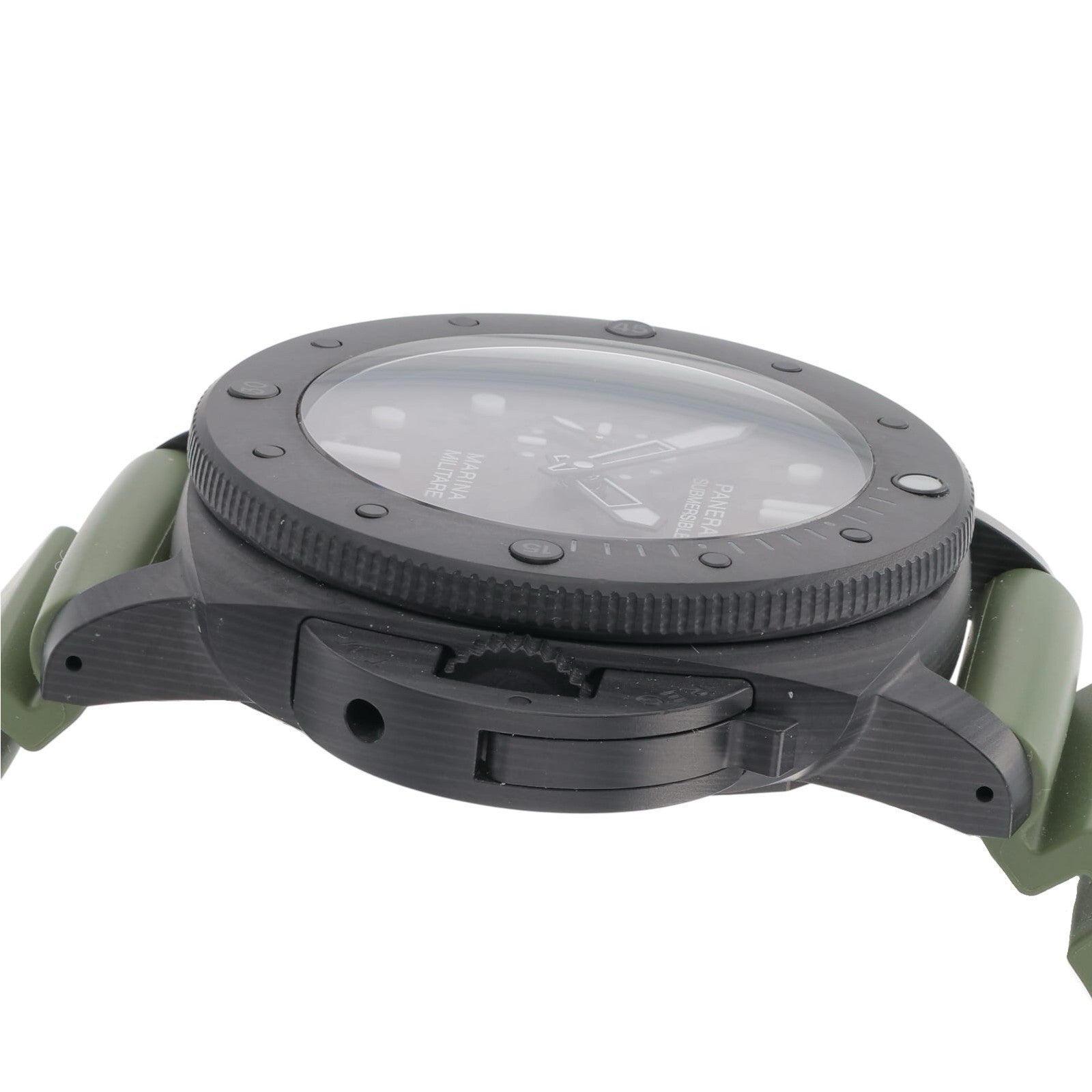 Panerai Submersible Carbon Case Black Dial 47mm Automatic Mens Watch PAM00979