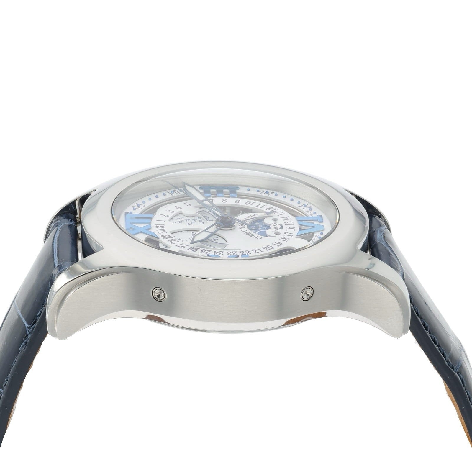 Cuervo Y Sabrinos Habana White Dial Steel 42mm Automatic Men’s Watch 2804