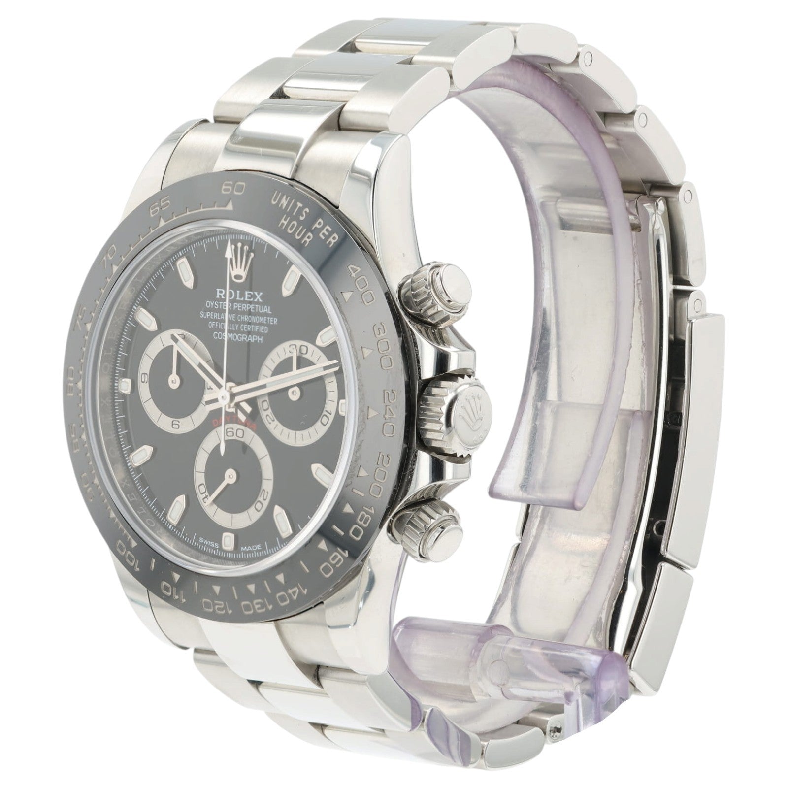Rolex Cosmograph Daytona Black Dial Stainless Steel 40mm Automatic Mens 116500LN