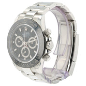 Rolex Cosmograph Daytona Black Dial Stainless Steel 40mm Automatic Mens 116500LN